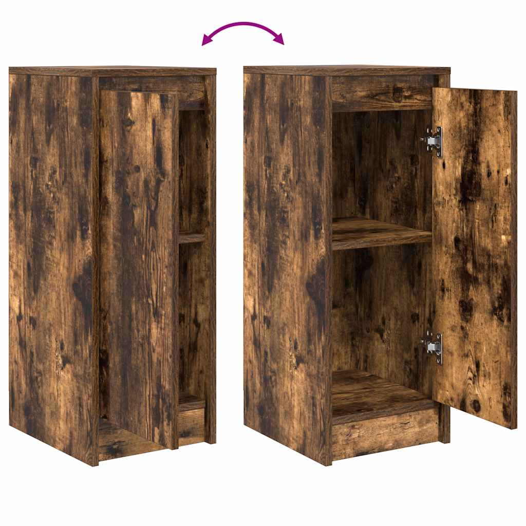 Sideboard Smoked Oak 29.5x34x76 cm Engineered Wood