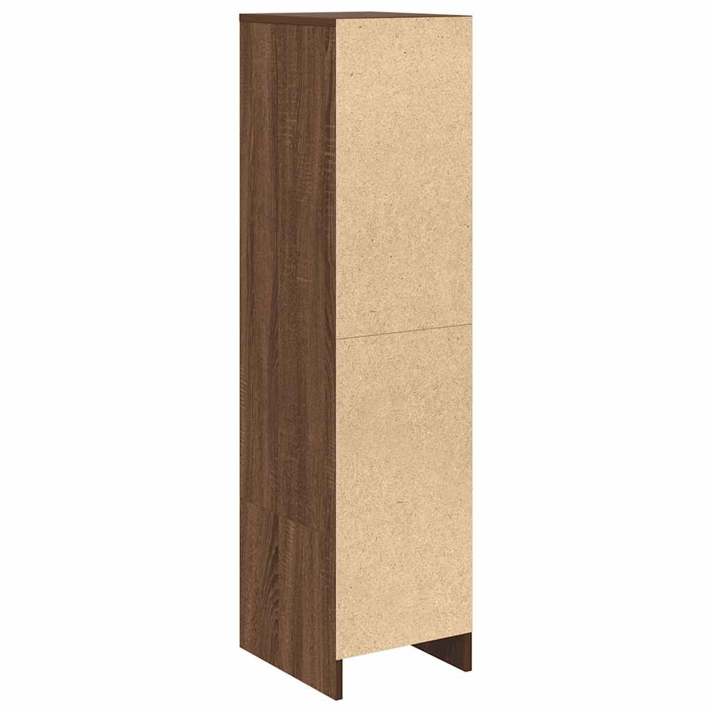 Highboard Brown Oak 29.5x34x119.5 cm Engineered Wood