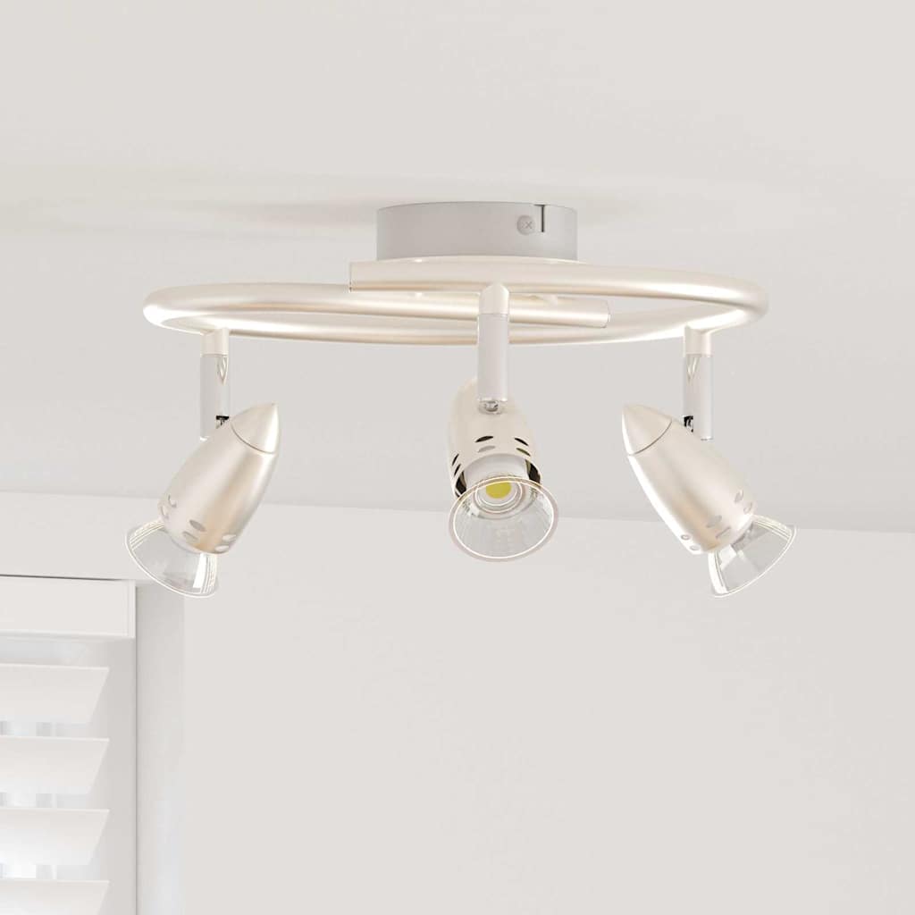 Ceiling Spotlight Nickel 24 x 22 x 12.5 cm Metal