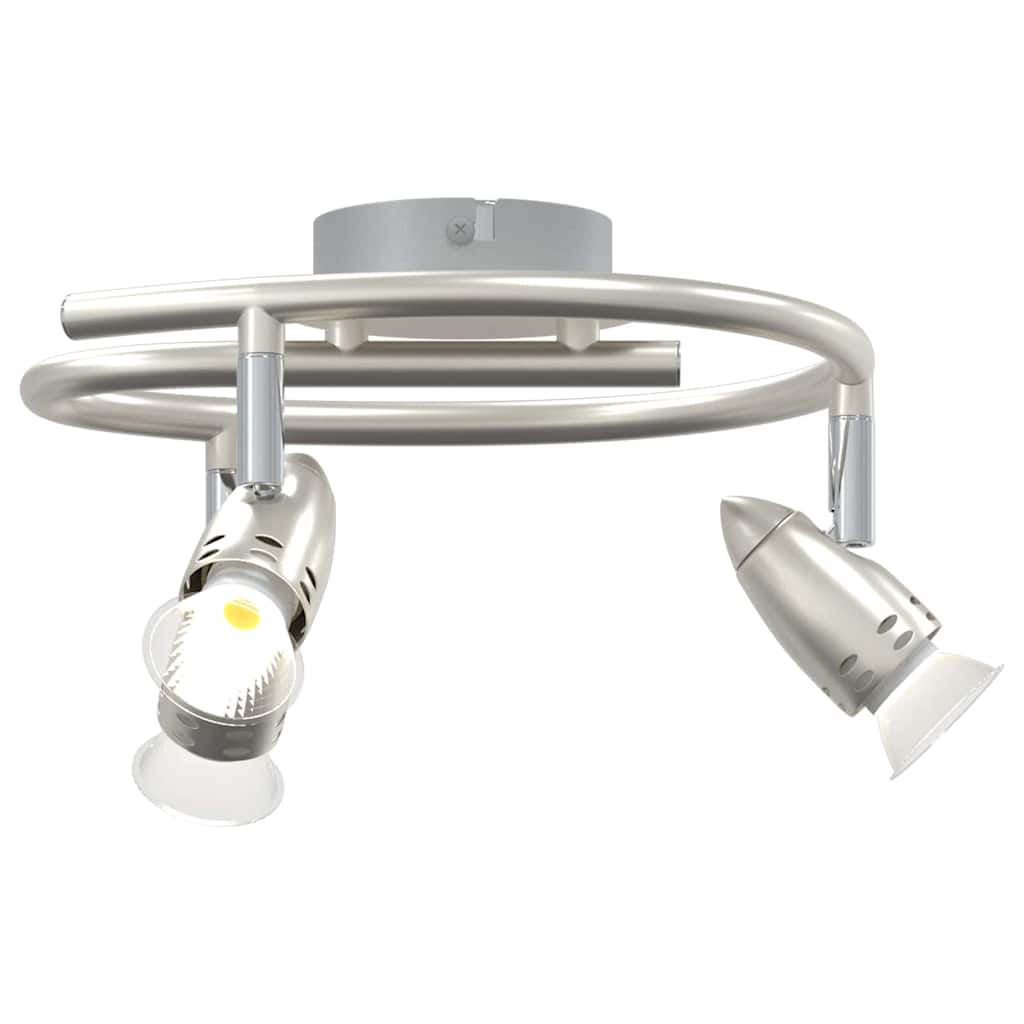 Ceiling Spotlight Nickel 24 x 22 x 12.5 cm Metal