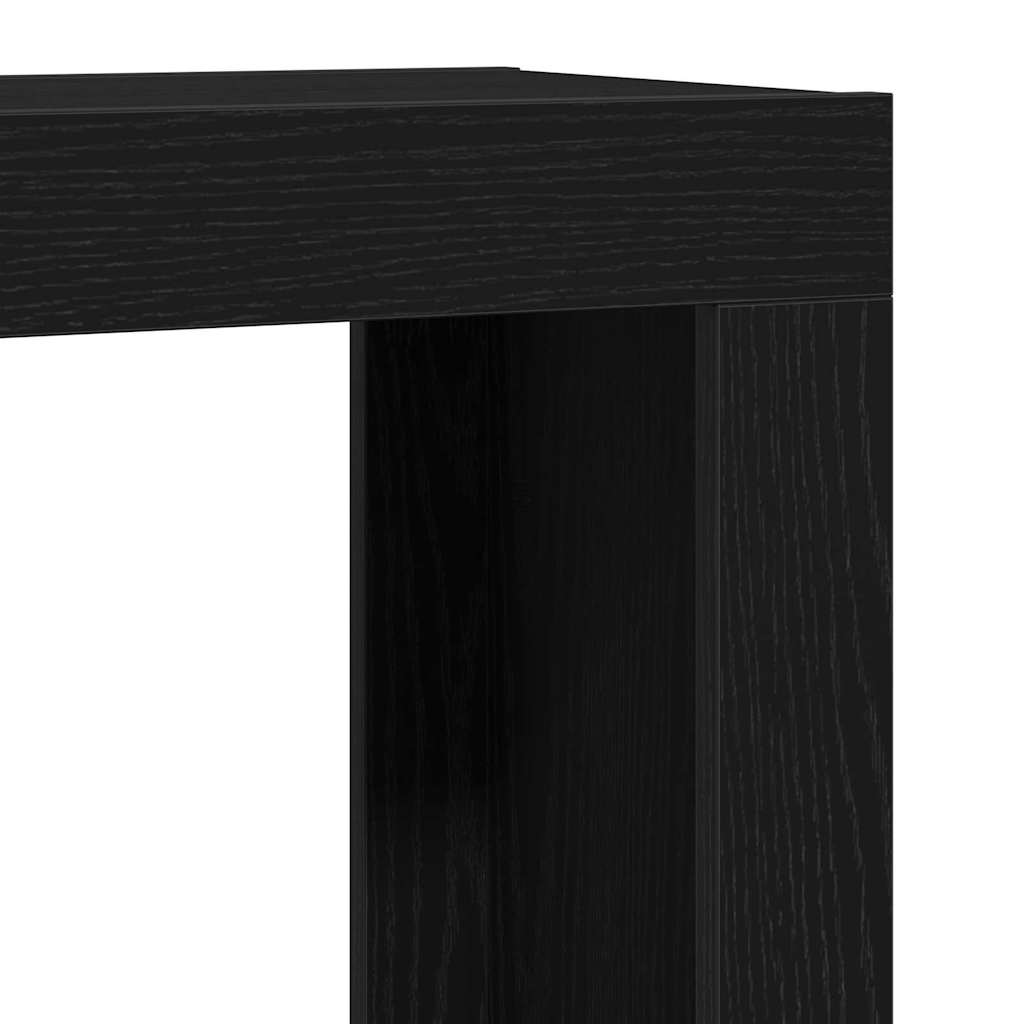 Nesting Tables 3 pcs Black Oak 61 x 30 x 50 cm Engineered Wood