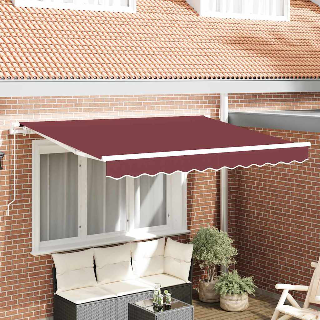 Awning Replacement Fabric Burgundy Red 280 x 195 cm Polyester
