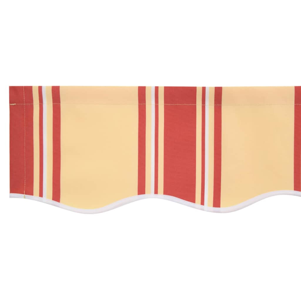 Awning Replacement Fabric Yellow and Orange 380 x 195 cm