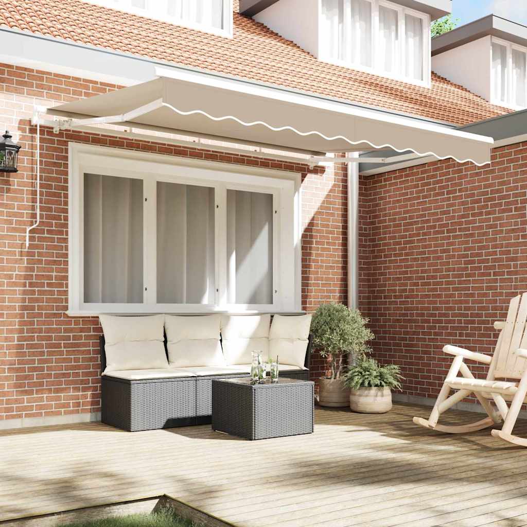 Awning Replacement Fabric Beige 330 x 195 cm Polyester
