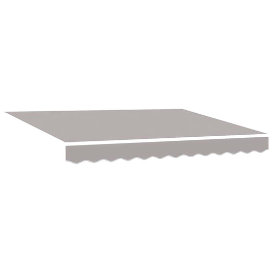 Awning Replacement Fabric Light Grey 280 x 245 cm Polyester