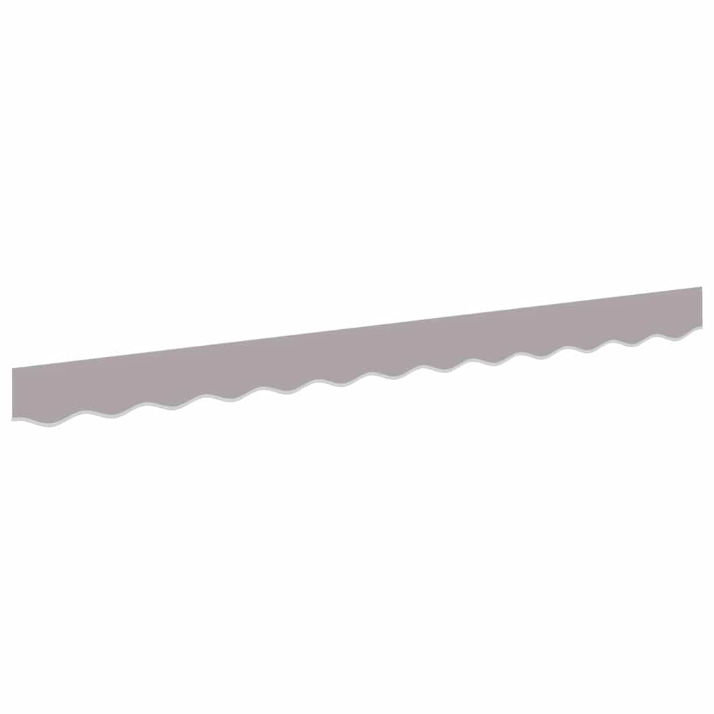 Awning Valance Replacement Light Grey 330 x 20 cm Polyester