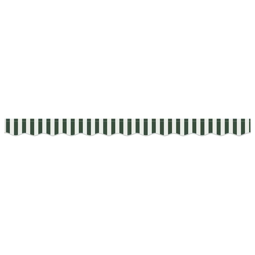 Awning Valance Replacement Green and White 280 x 20 cm