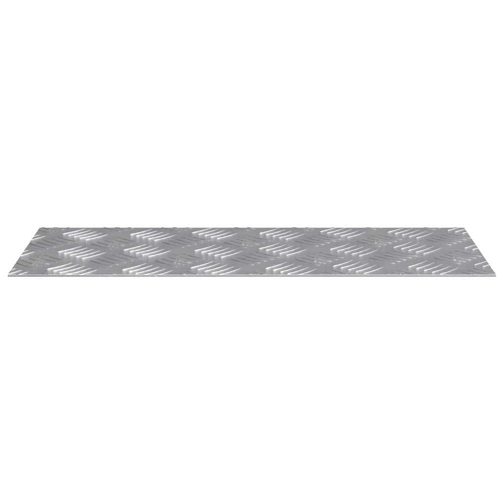 Stair Tread 4 pcs 50 x 20 cm Silver Aluminium Rectangular