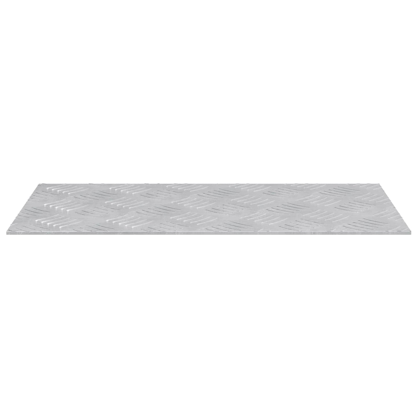 Stair Tread 2 pcs 50 x 25 cm Silver Aluminium Rectangular