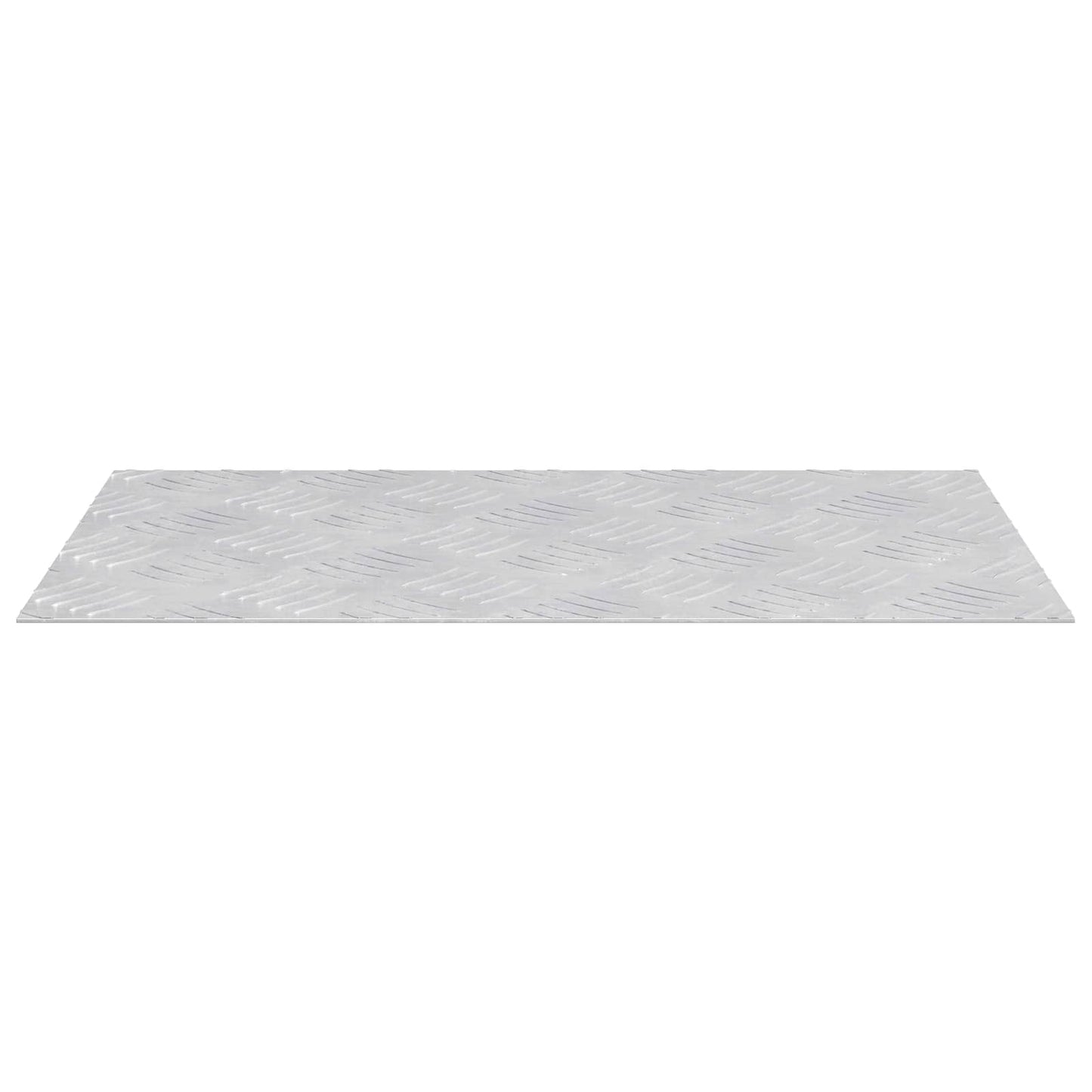 Stair Tread 2 pcs 50 x 30 cm Silver Aluminium Rectangular