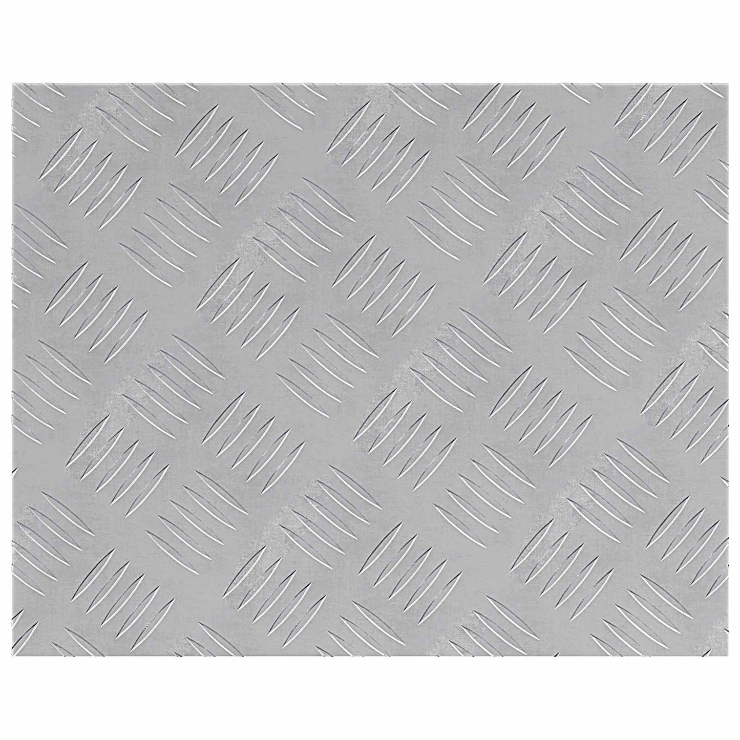 Stair Tread 4 pcs 50 x 40 cm Silver Aluminium Rectangular