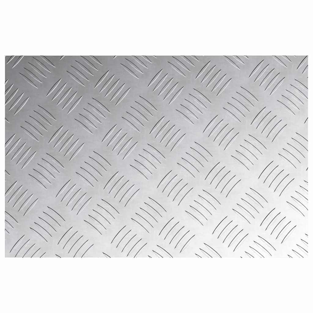 Stair Tread 4 pcs 60 x 40 cm Silver Aluminium Rectangular