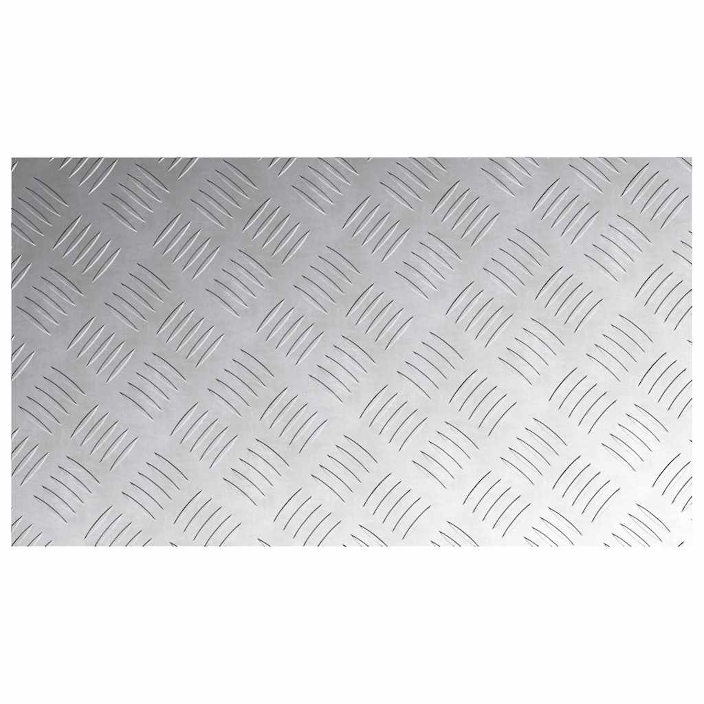 Stair Tread 2 pcs 70 x 40 cm Silver Aluminium Rectangular