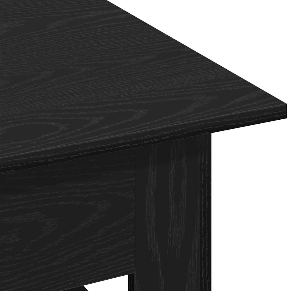 Coffee Table Black Oak 102 x 55 x 42 cm Engineered Wood