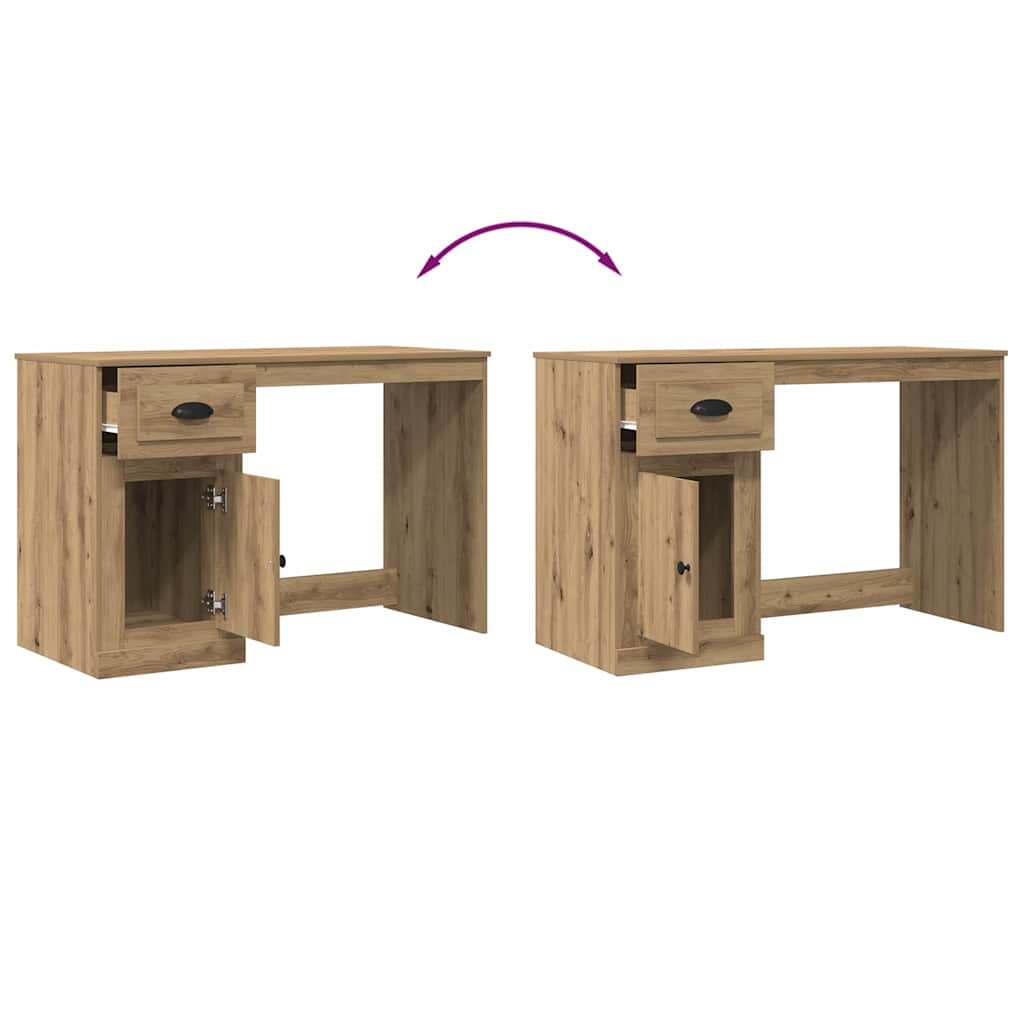 Desk Artisan Oak 50 x 115 x 75 cm Engineered Wood