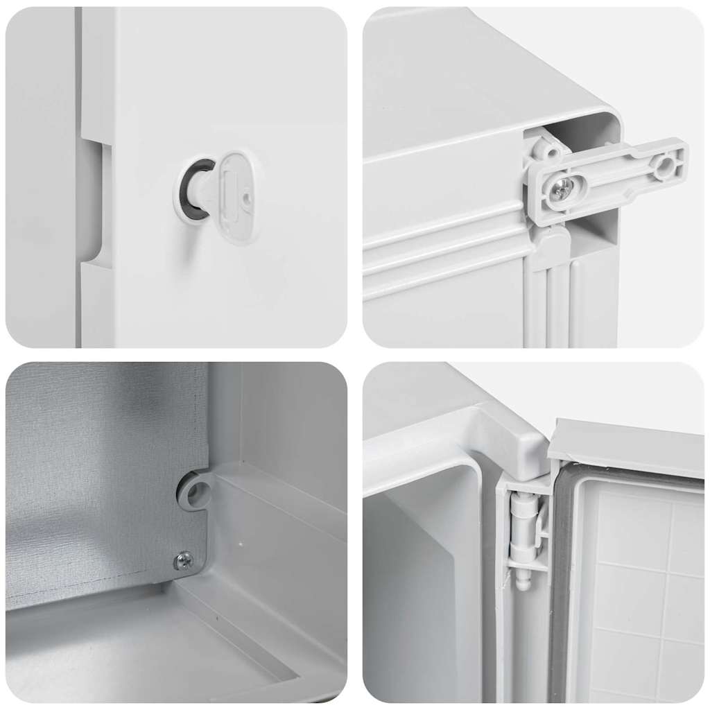 Control Cabinet Grey 25 x 13 x 24 cm ABS Plastic