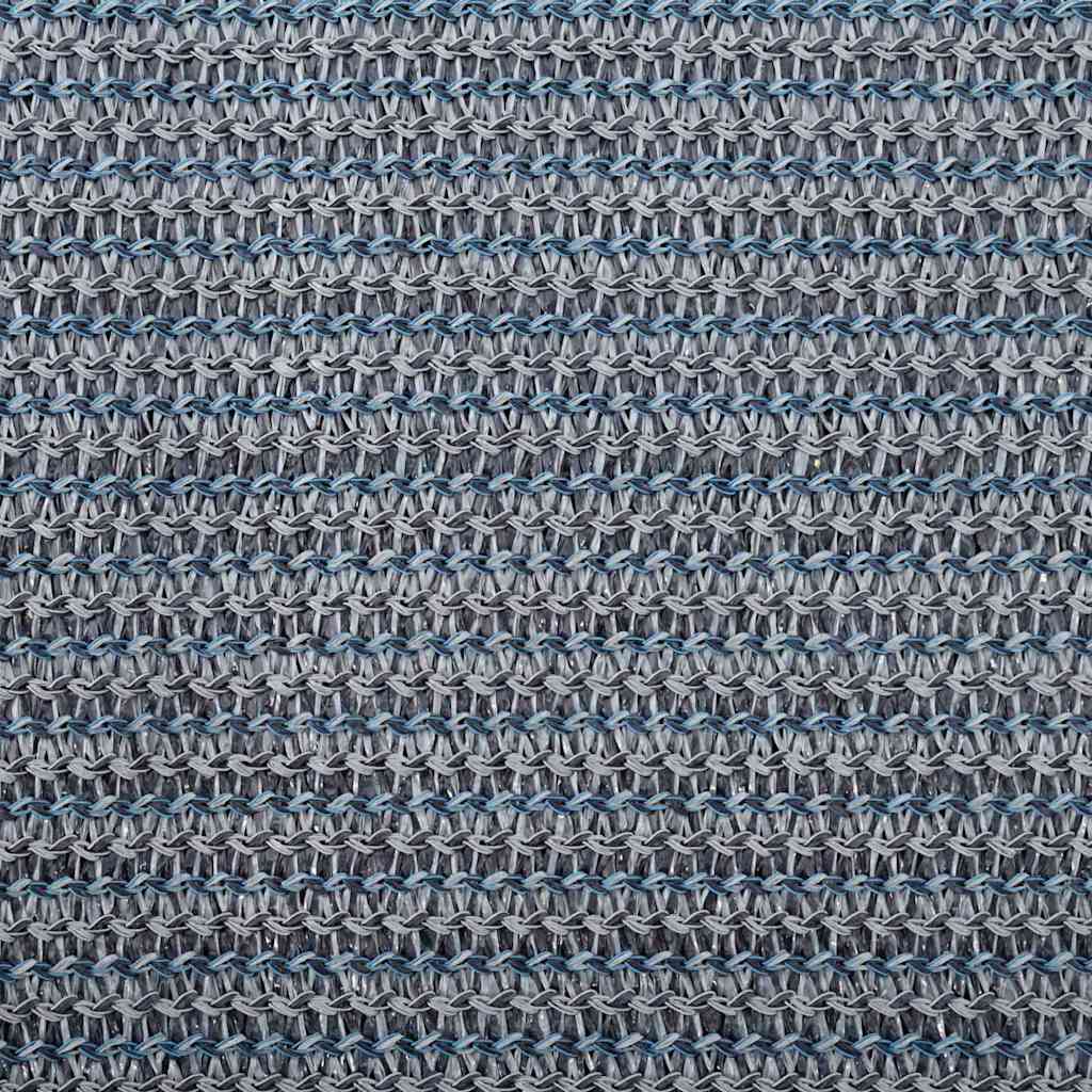 Tent Carpet Folding Blue and Grey 250 x 250 cm Polyethylene