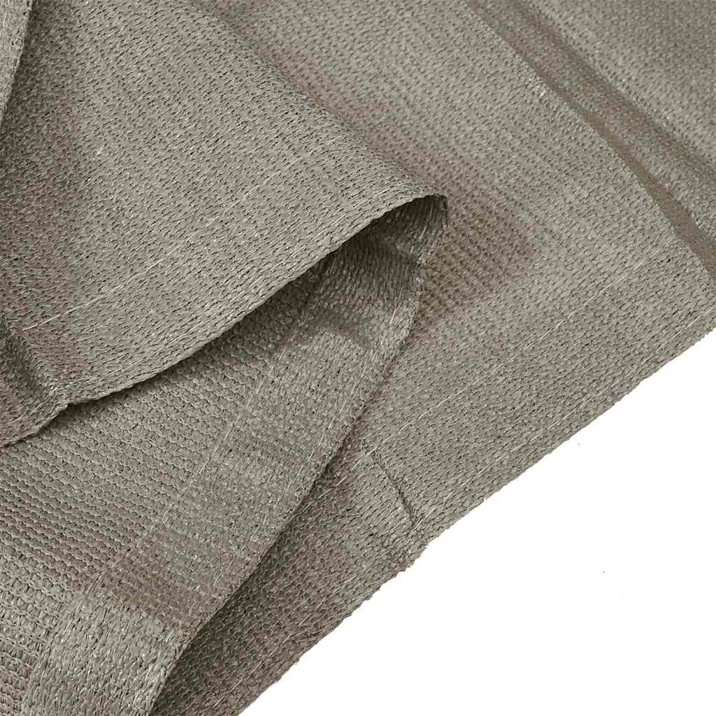 Tent Carpet Folding Manual Light Grey 200 x 200 cm Polyethylene