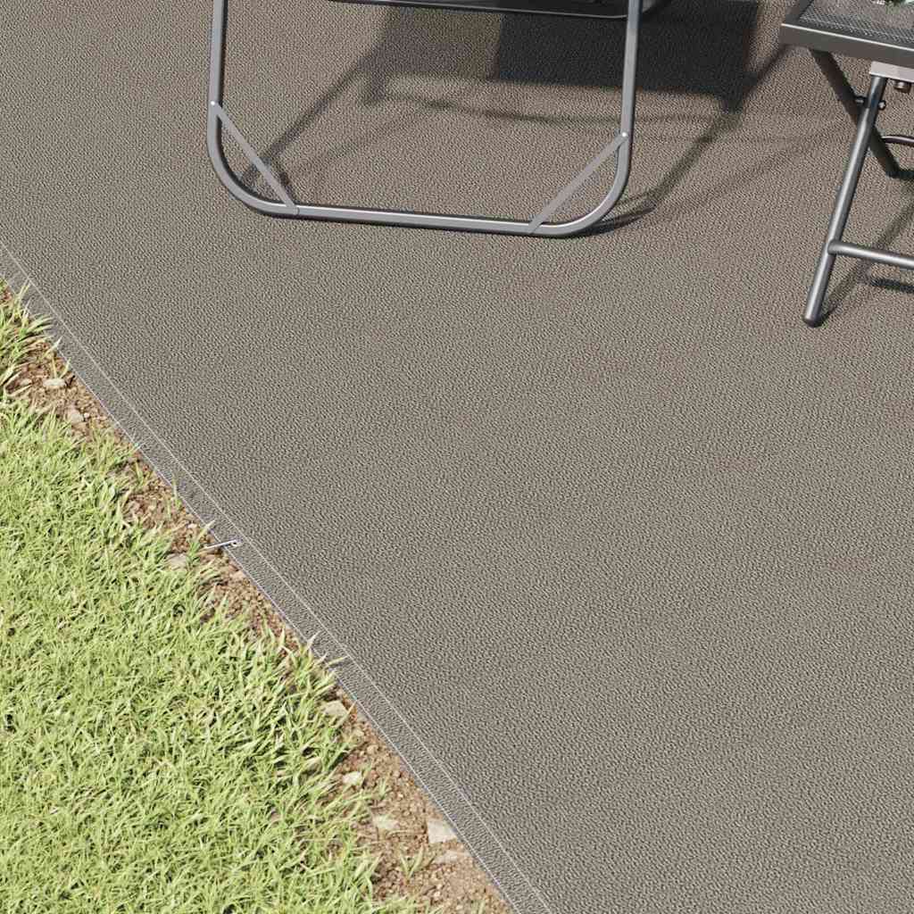Tent Carpet Folding Manual Light Grey 500 x 250 cm Polyethylene