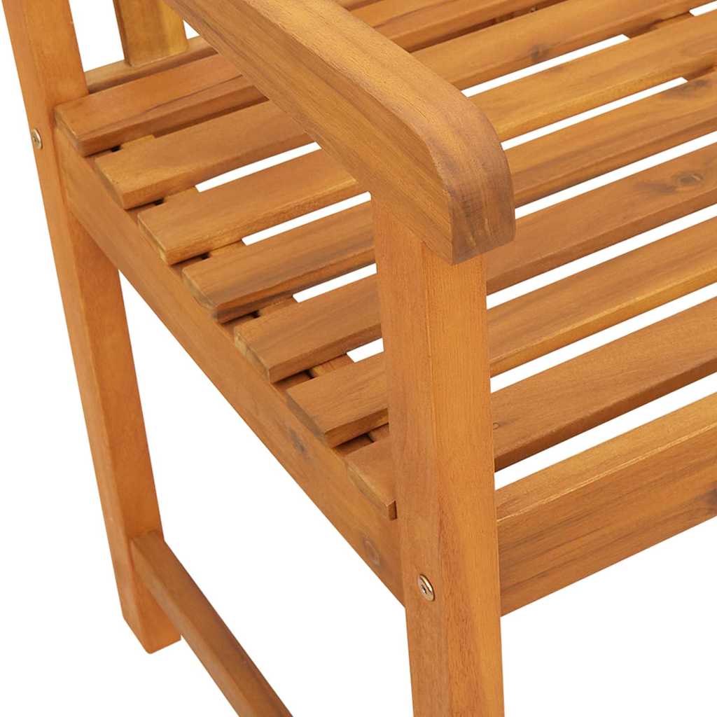 Outdoor Bench 180 x 56 x 90 cm Solid Acacia Wood Natural