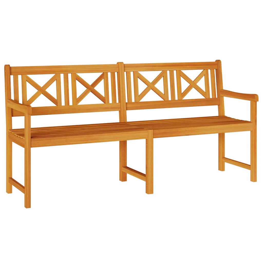 Outdoor Bench 180 x 56 x 90 cm Solid Acacia Wood Natural