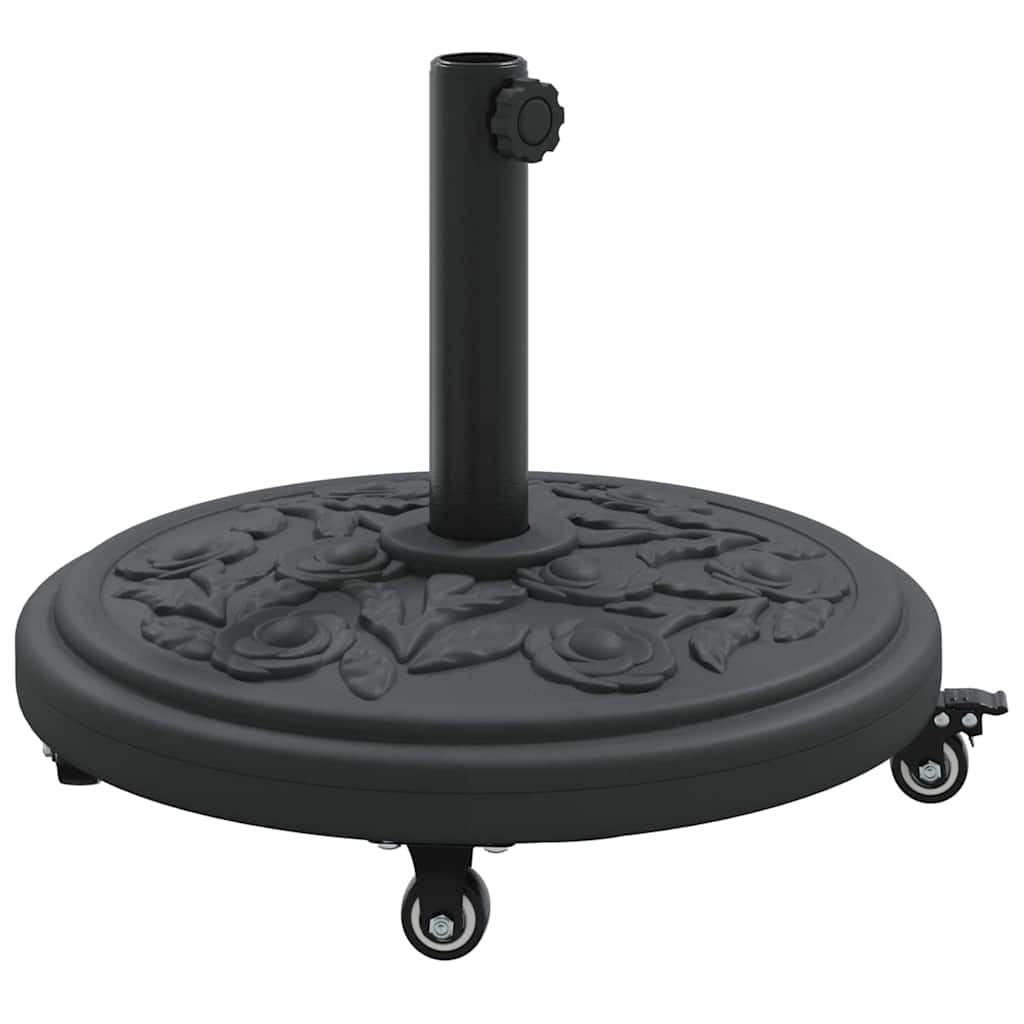 Parasol Base 15.6 kg Black Iron Circular