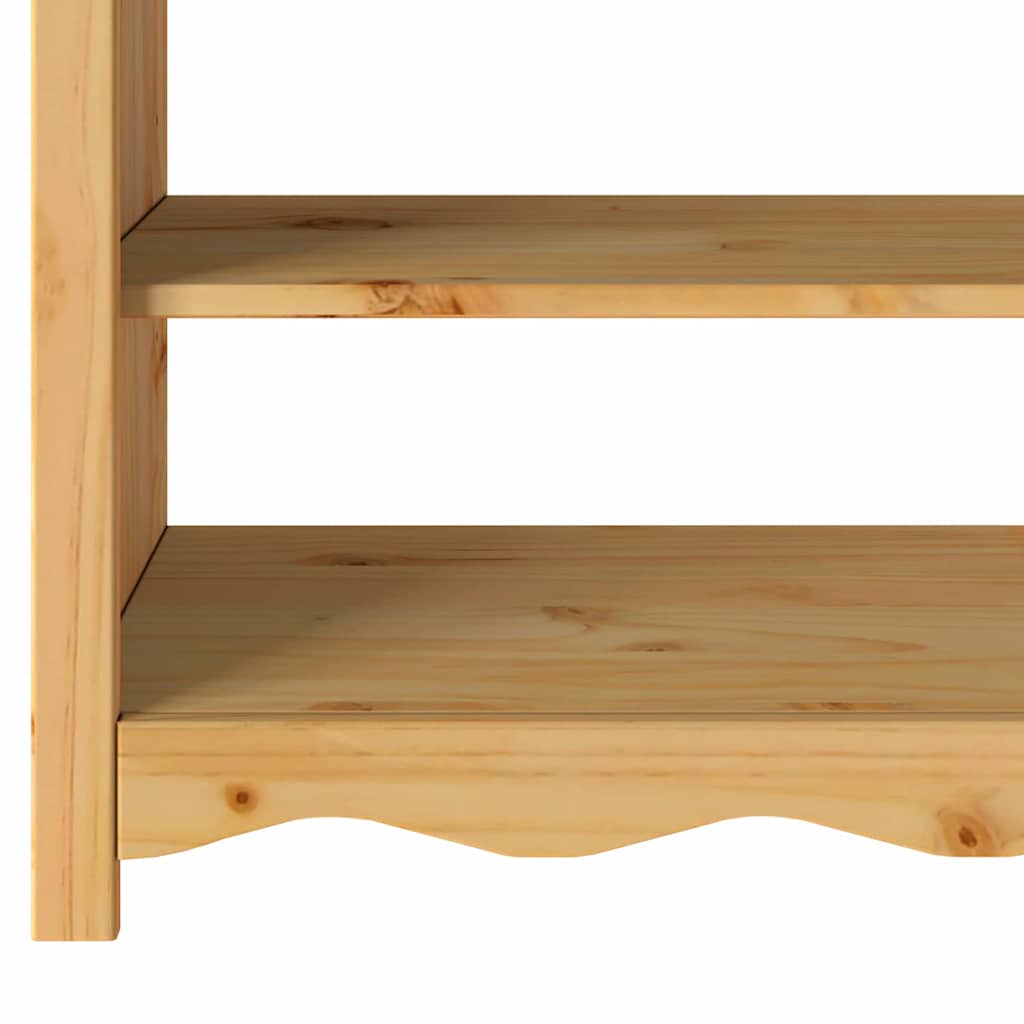 Console Table Drammen Oak 89.5 x 37 x 73 cm Solid Pine Wood