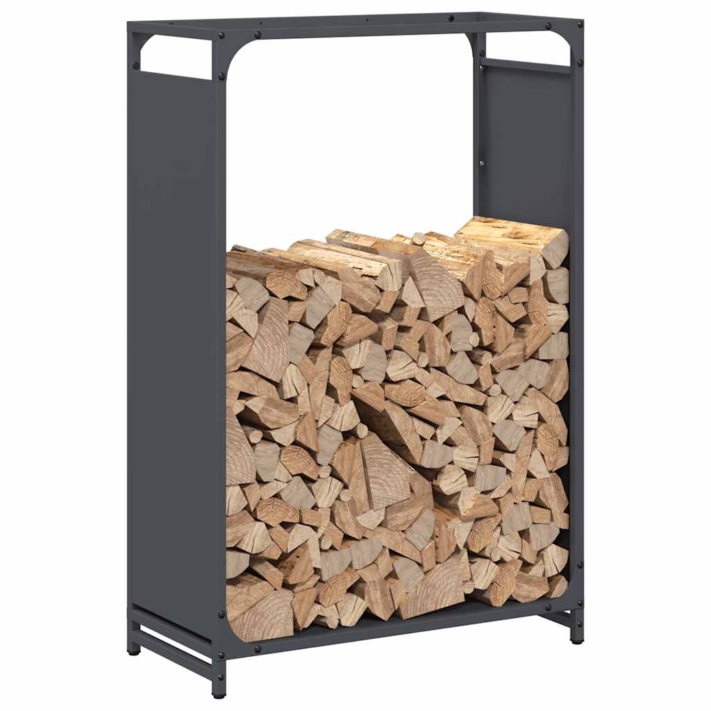 Firewood Rack Anthracite 60x28x90 cm Cold-rolled steel