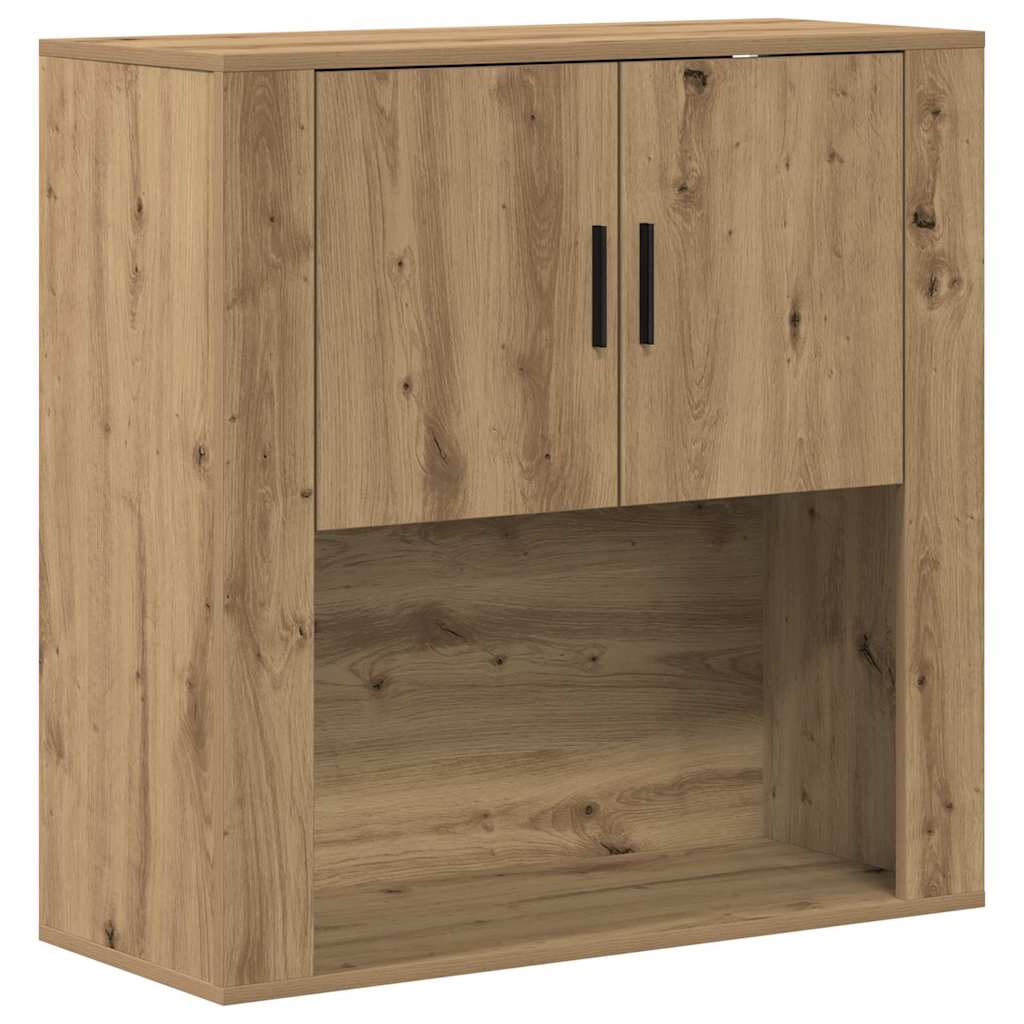 Wall Cabinet Artisan Oak 80 x 33 x 80 cm Engineered Wood
