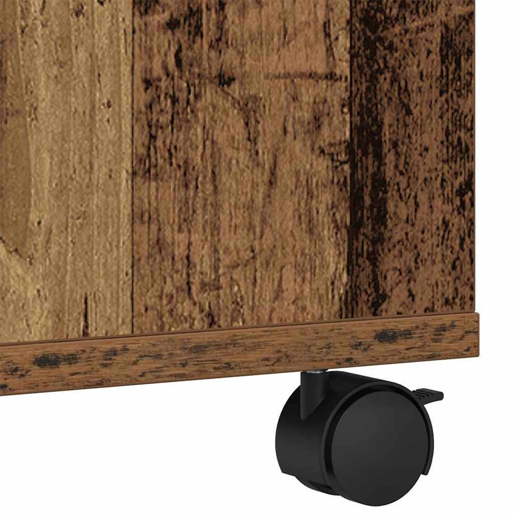 Printer Stand Old Wood 41 x 32 x 34.5 cm Engineered Wood