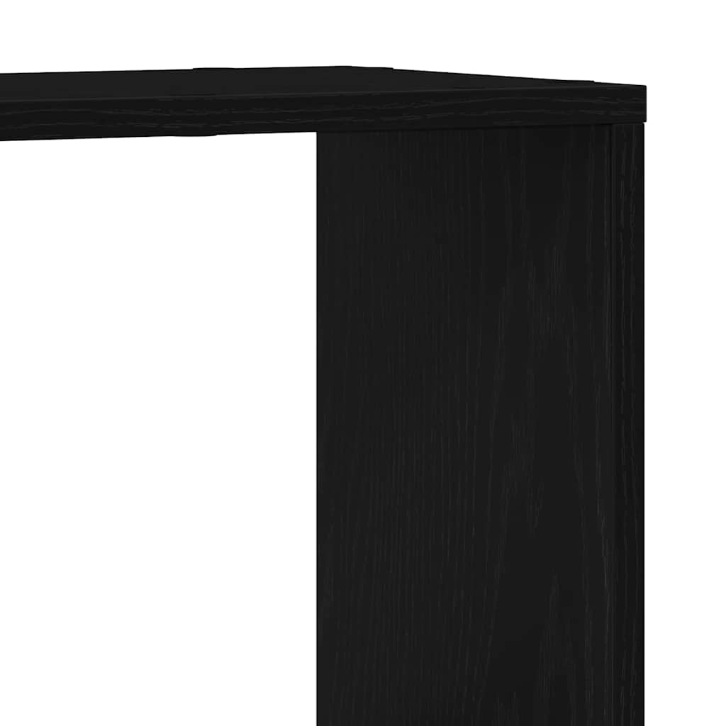 TV Cabinet Set 60 x 24 x 63 cm Black Engineered Wood