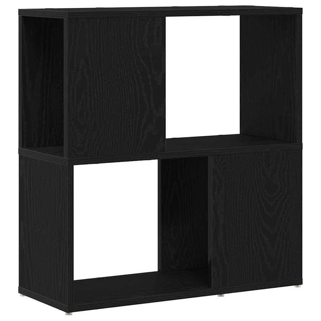 TV Cabinet Set 60 x 24 x 63 cm Black Engineered Wood