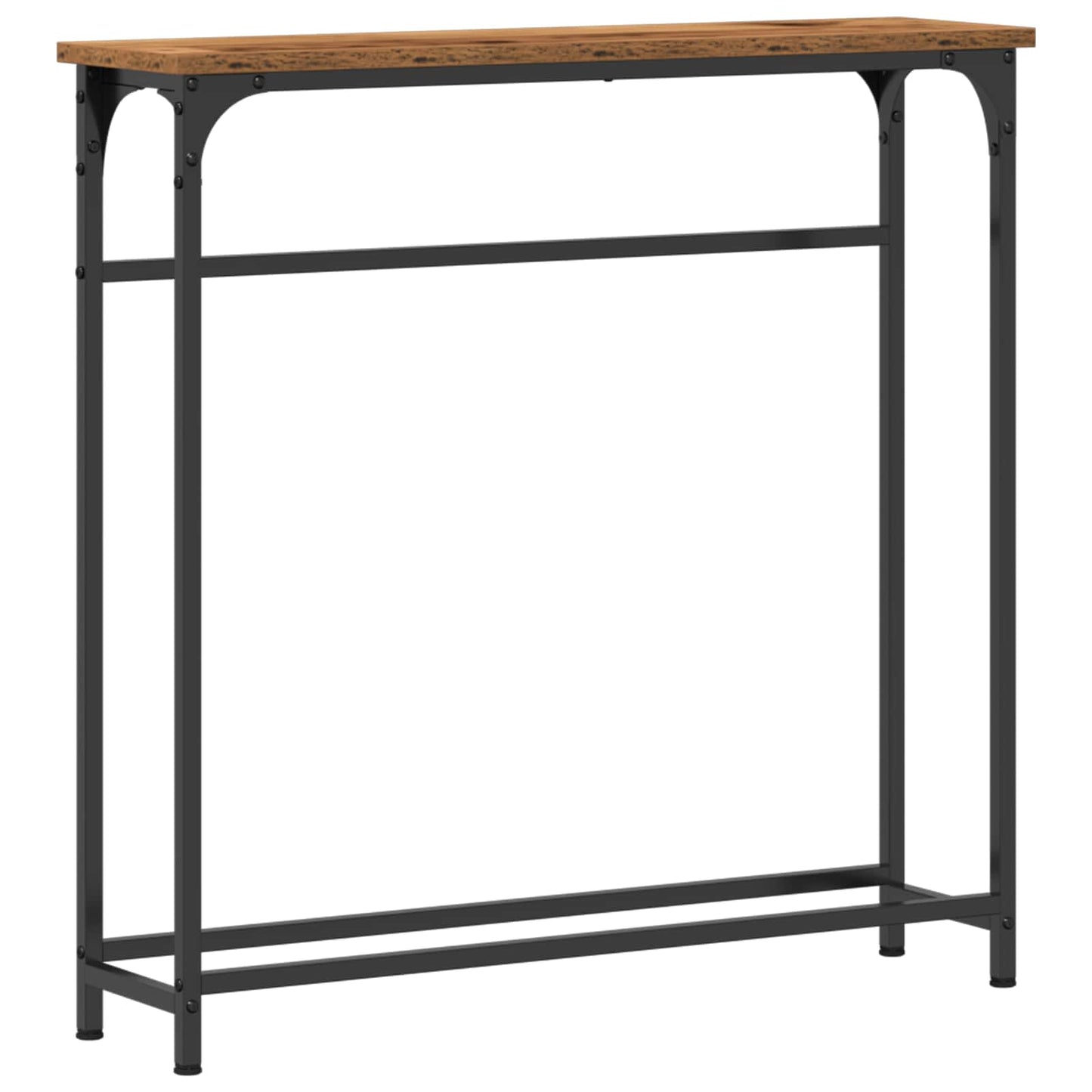 Console Table Old Wood 75 x 19.5 x 75 cm Engineered Wood