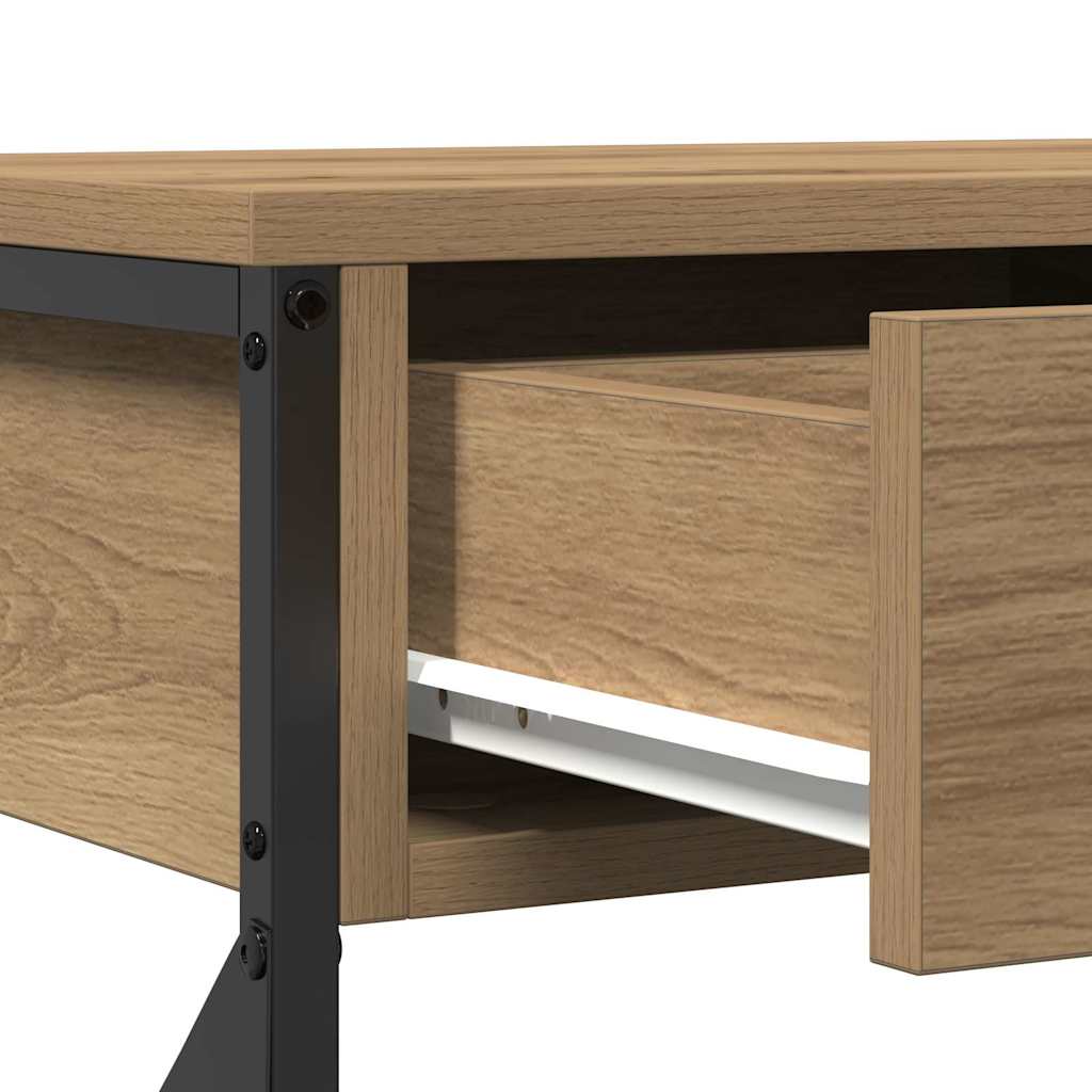 Console Table Artisan oak 75 x 28 x 75 cm