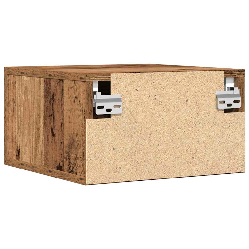 Bedside Cabinet 2 pcs 35 x 35 x 20 cm Engineered Wood Old Wood