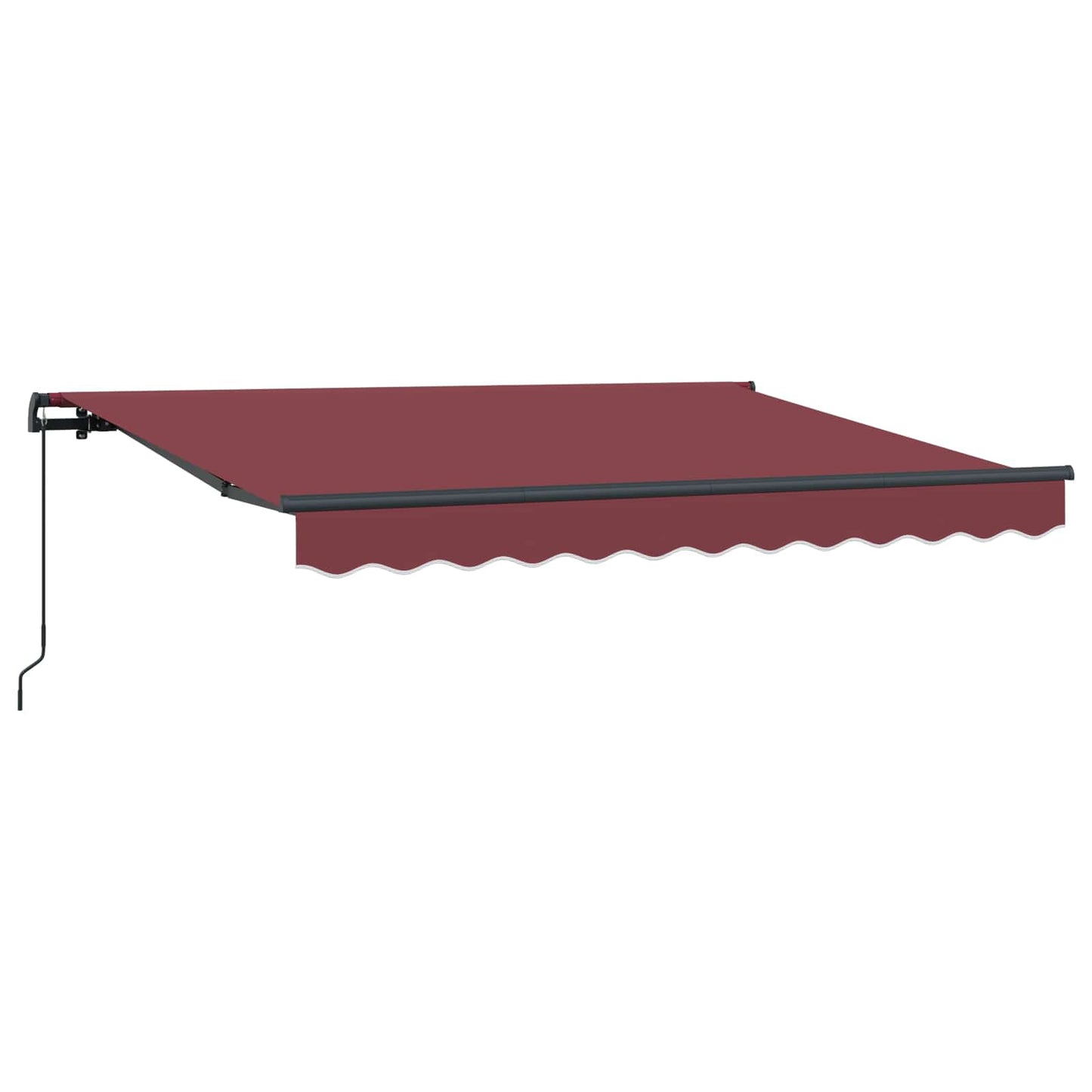 Retractable Awning Burgundy 300 x 200 cm Fabric