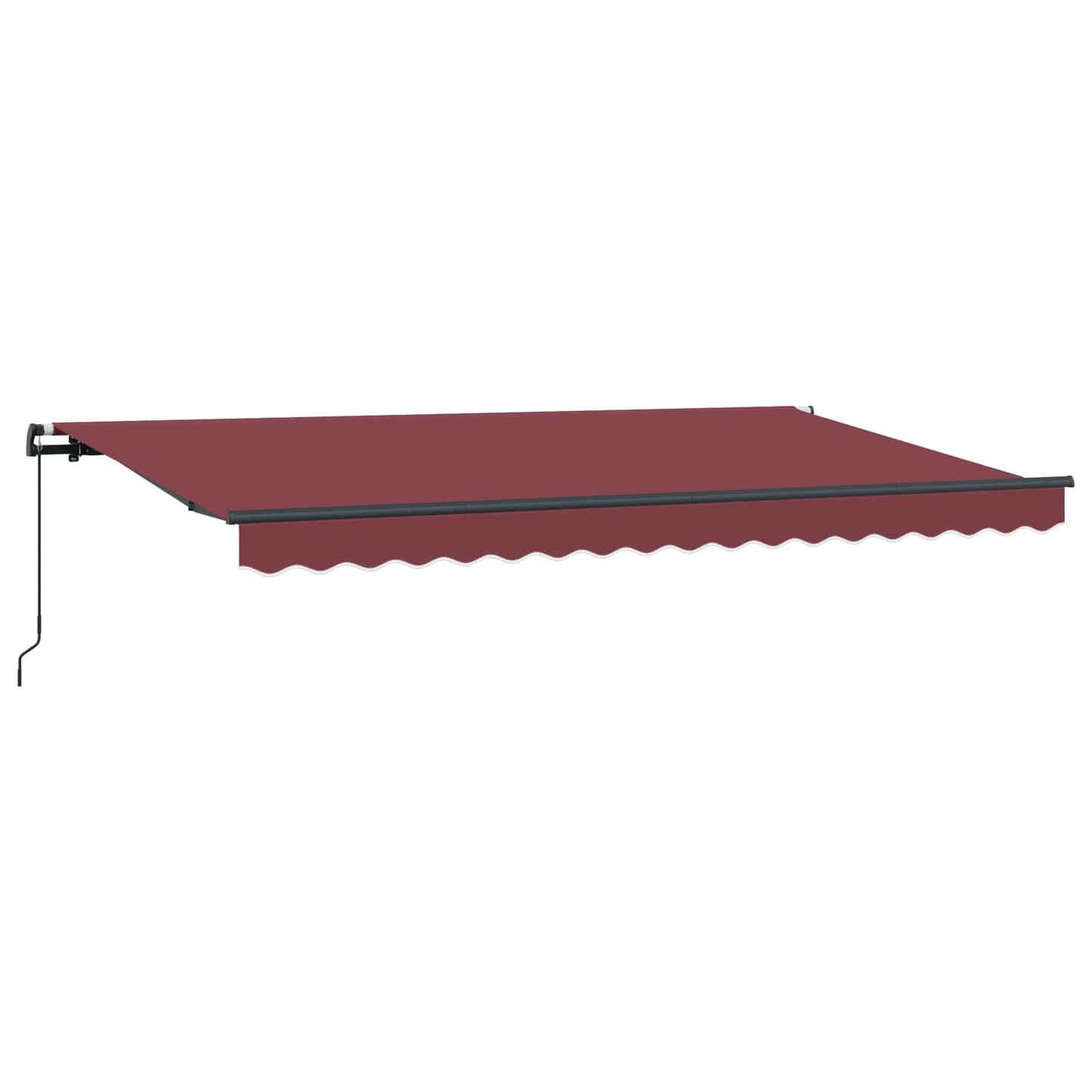 Retractable Awning Burgundy 400 x 200 cm Fabric