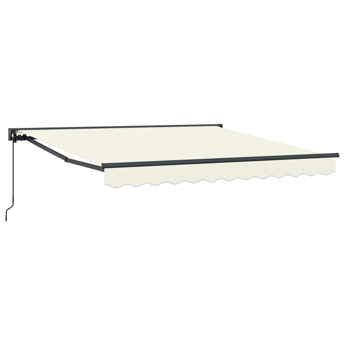 Manual Awning 3 x 2.5 m Cream 100% Polyester