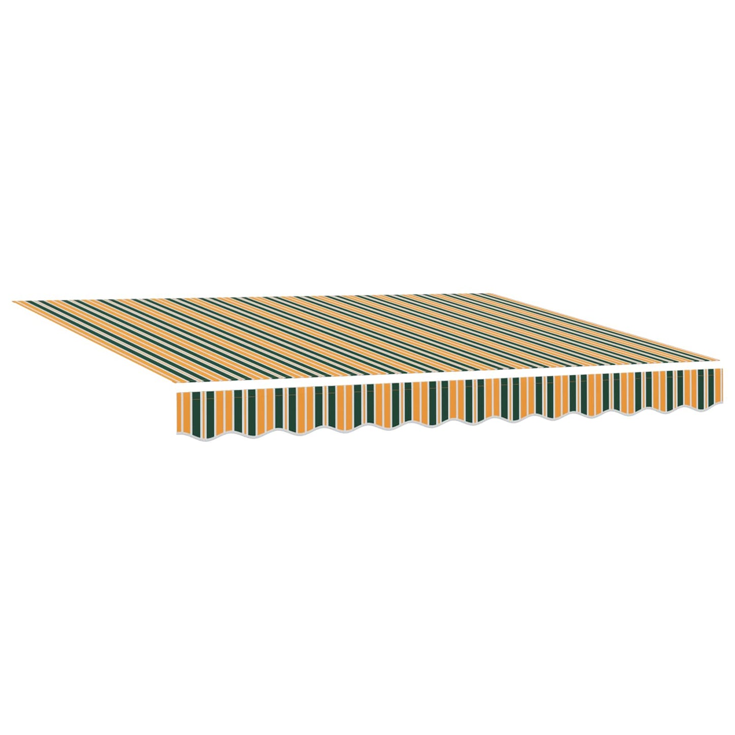 Retractable Awning Green and yellow 300 x 250 cm