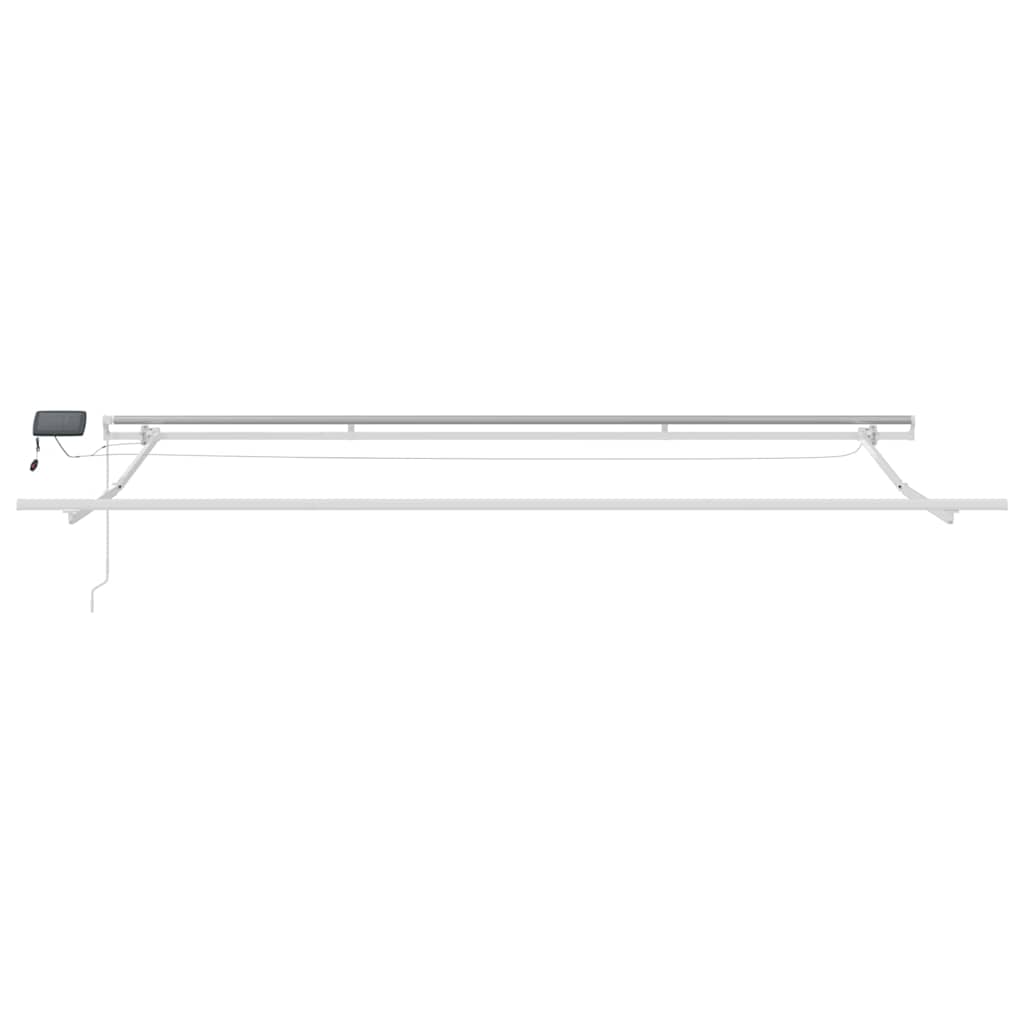 Retractable Awning Yellow and Orange 400 x 300 cm
