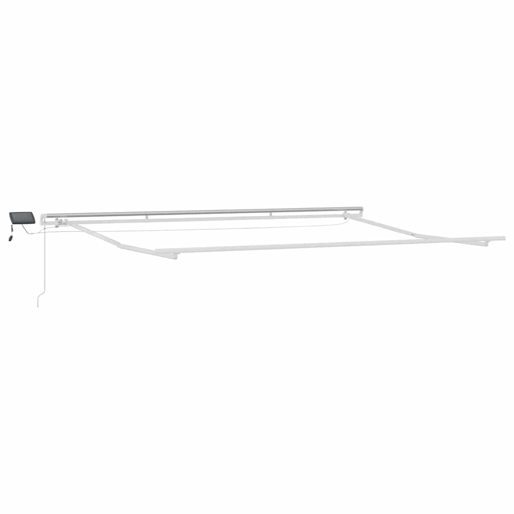 Retractable Awning Yellow and Orange 450 x 350 cm