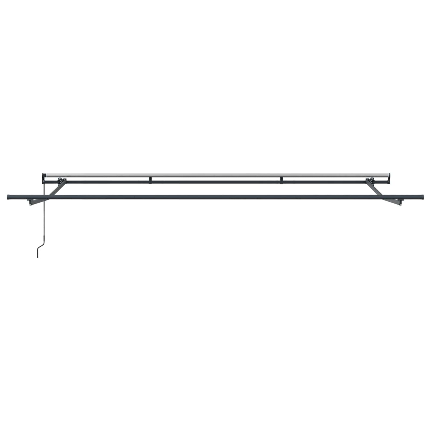 Retractable Awning Beige 450 x 350 cm Polyester and Aluminium