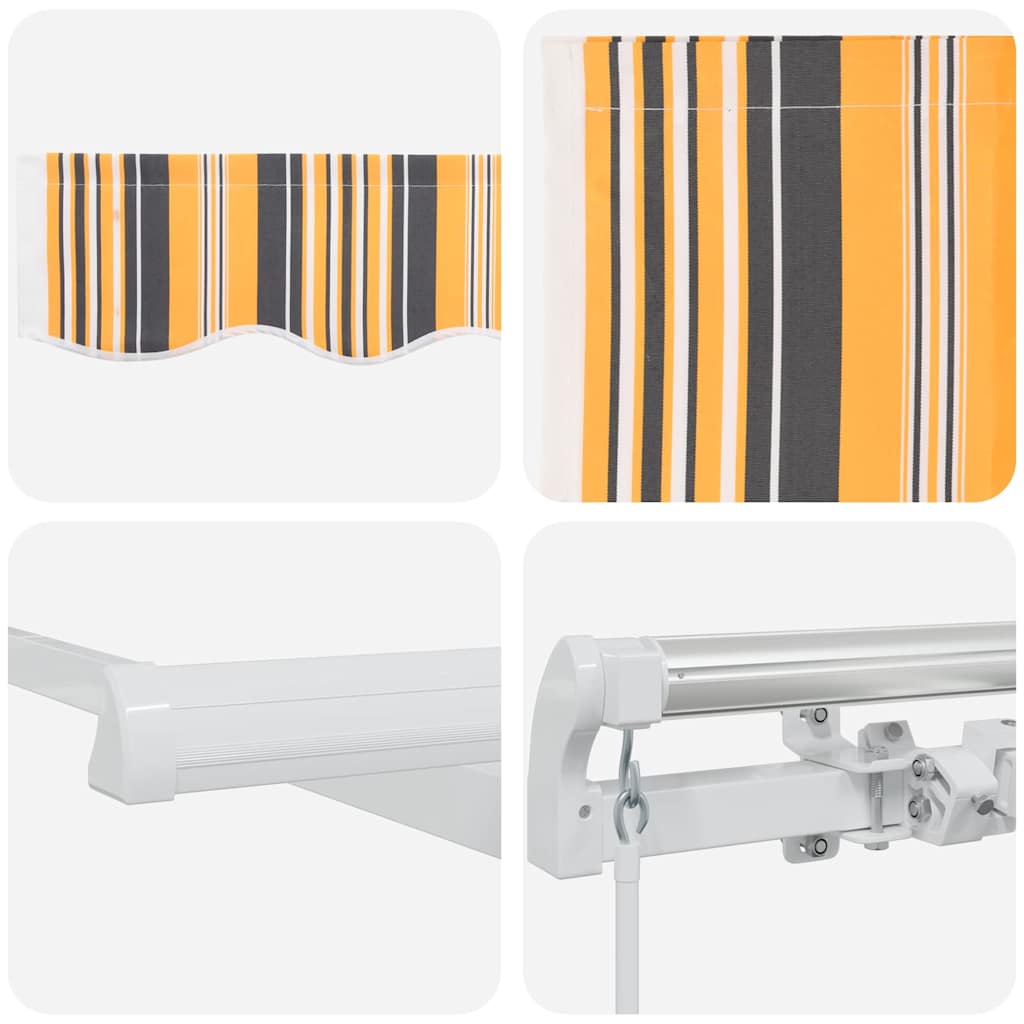 Retractable Awning Multicolour 500 x 300 x 165 cm