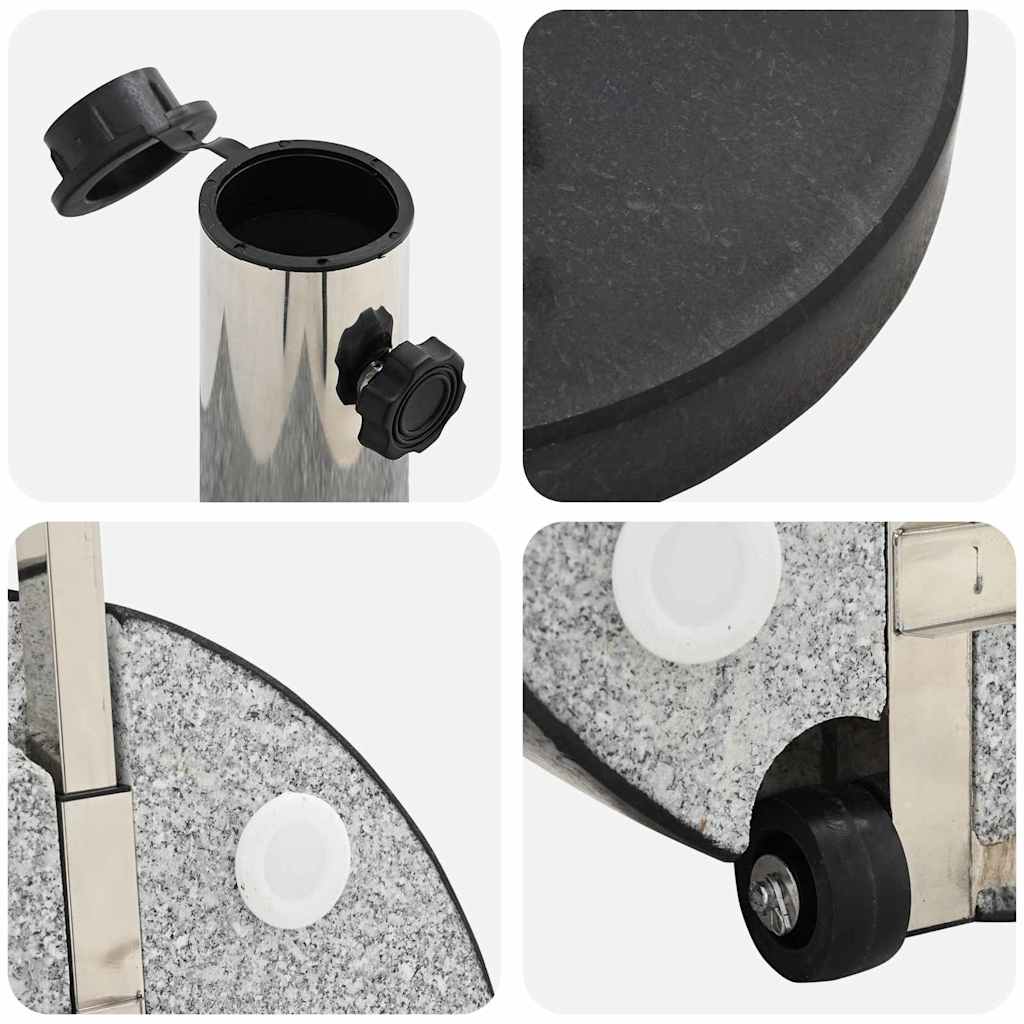 Parasol Base Black Ø 45 x 37.5 cm Granite