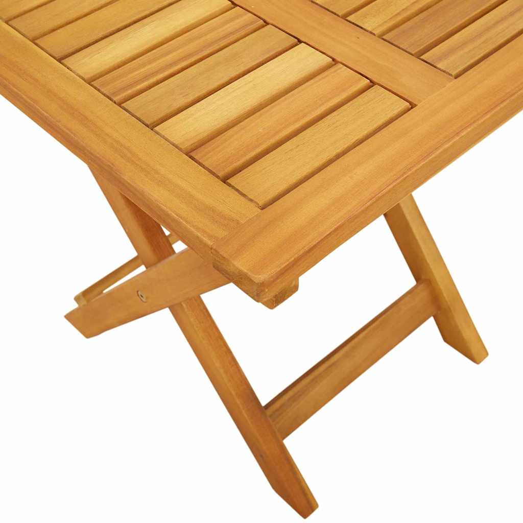 Sun Lounger 3 pcs Solid Acacia Wood Brown