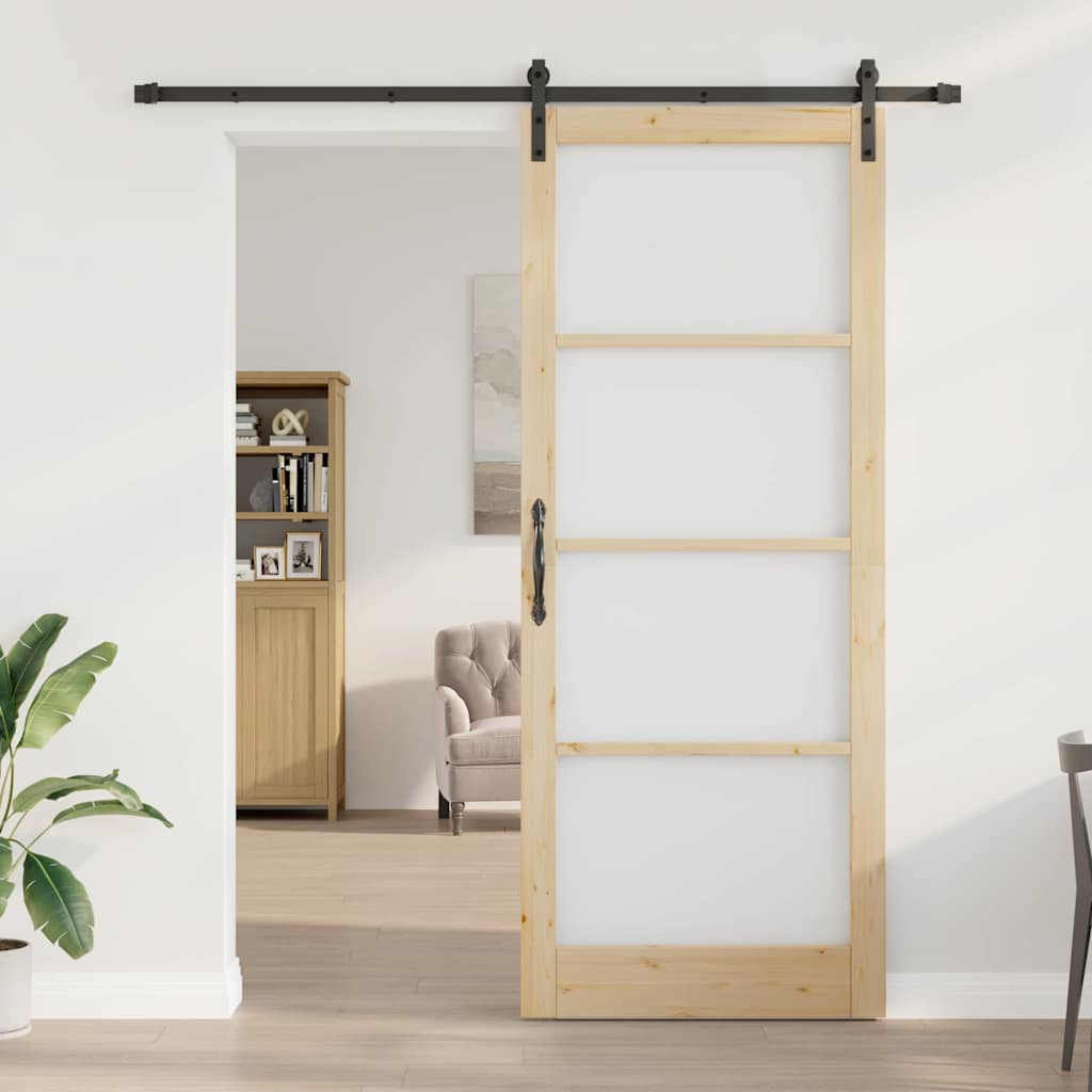Sliding Door Other ORKDAL Brown 93 x 232 cm