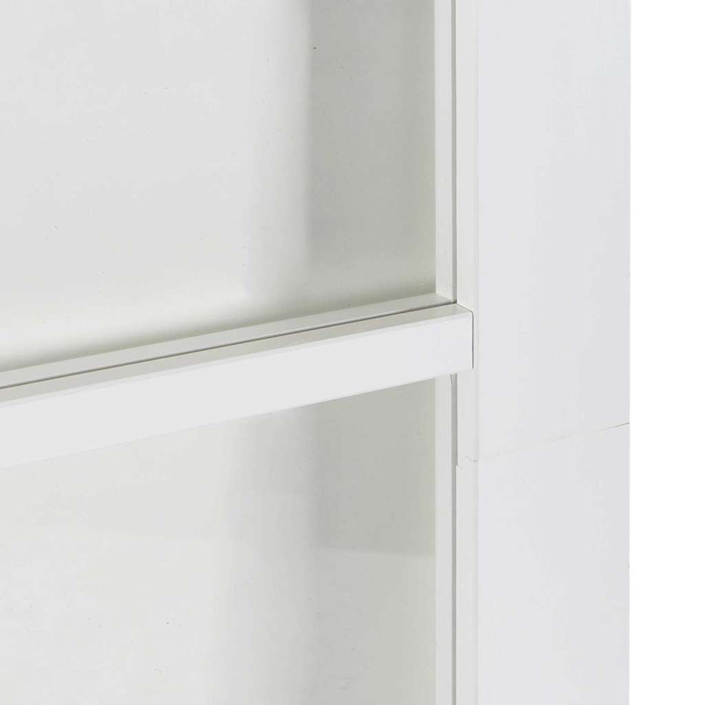 Sliding Door ORKDAL 83 x 211 cm Solid Pine Wood and Glass