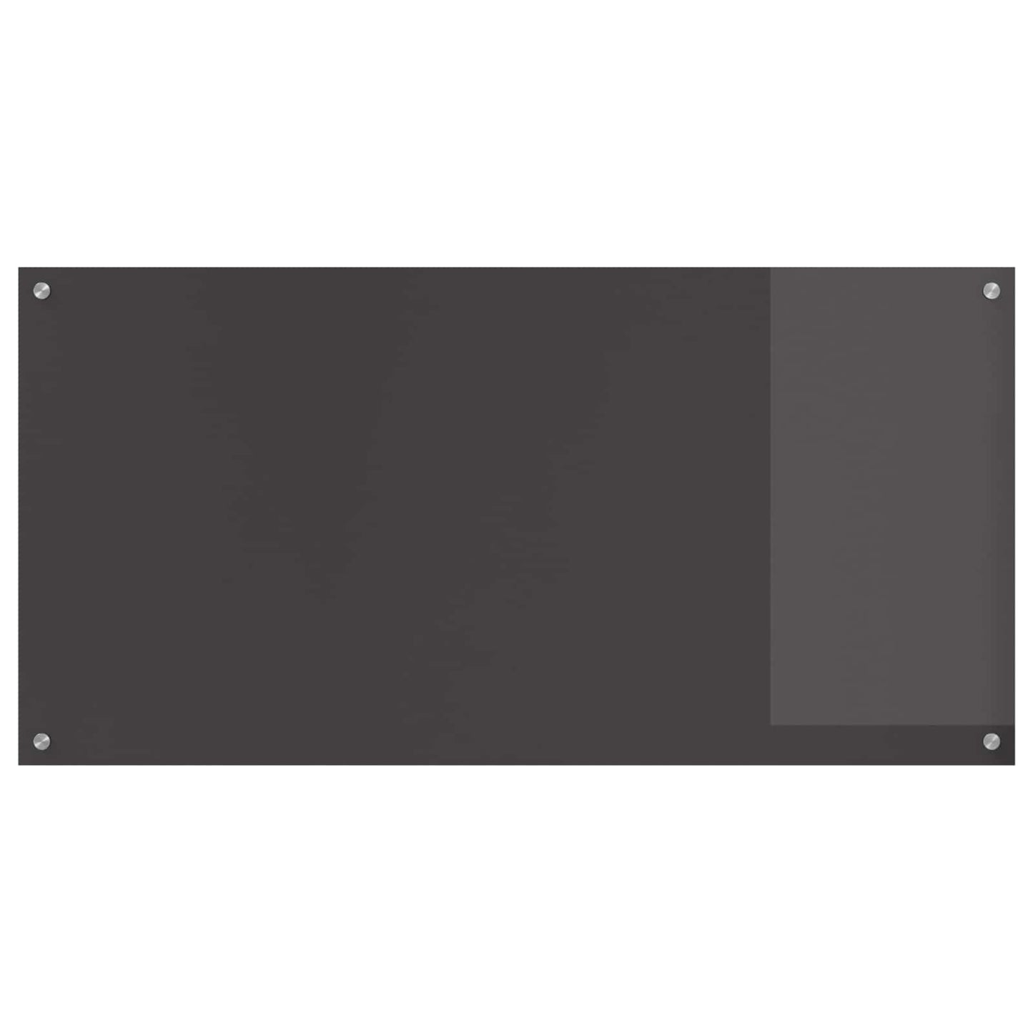 Kitchen Backsplash Dark Grey 120 x 60 cm Tempered Glass
