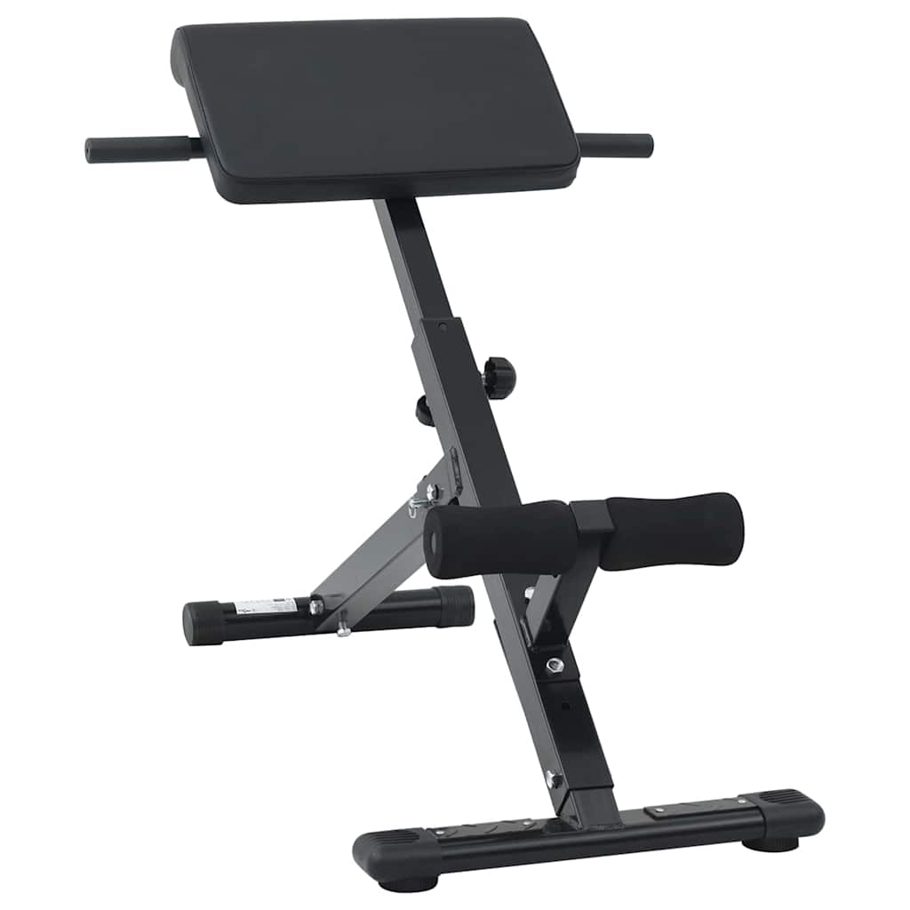 Hyperextension Bench Manual Black 100.5 x 70 x 78 cm