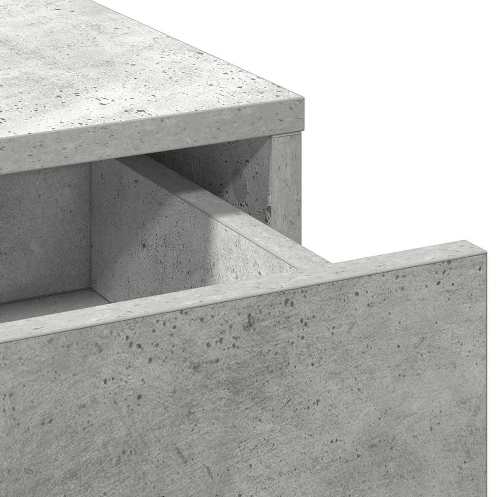 Highboard Concrete Grey 41 x 40 x 135 cm Engineered Wood